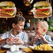 Funny Burger Party Balloons for Kids Birthday Food Themed Party Decorations Suppliers
